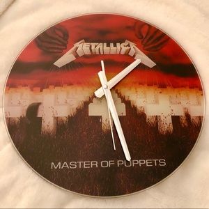 Metallica Master of Puppets Clock